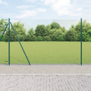 vidaXL Hexagon Stängsel Grön 1.6x10 m Stål