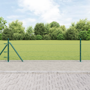 vidaXL Hexagonstaket Grön 0.4x25 m Stål
