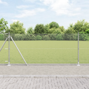 vidaXL Hexagon Staket 1x10 m Galvaniserat Stål