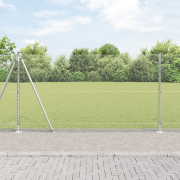 vidaXL Hexagonstängsel 1,2x10 m Galvaniserat stål