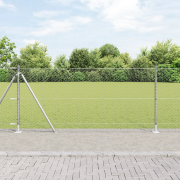 vidaXL Hexagon Stängsel 0.8x50 m Galvaniserat Stål