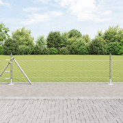 vidaXL Hexagonstängsel 0.4x100 m Galvaniserat Stål