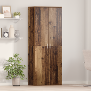 vidaXL Högskåp Gamla Trädet 70x35x180 cm Spånskiva