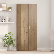 vidaXL Högskåp Artisan Ek 70x35x180 cm Konstruerat Trä