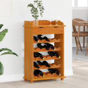 vidaXL Vinställ 90x60x30 cm Solid Furu
