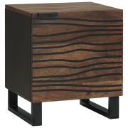 vidaXL Sängbord 40 x 33,5 x 46 cm - Massivt mangoträd