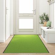 vidaXL Dörrmatta Tvättbar Grön 120x350 cm