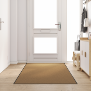 vidaXL Tvättbar Dörrmatta i Grädde 120x250 cm
