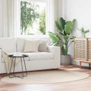 vidaXL Mattor Beige 140 x 200 cm Polyester
