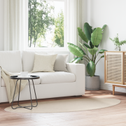 vidaXL Matta "HUARTE" Kort Lugg Mjuk och Tvättbar Beige 100x200 cm