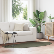 vidaXL Områdesmatta Skog Grön 100x200 cm Polyester Halkfri