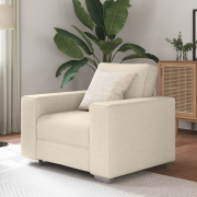 vidaXL Soffa stol Linne 59 cm