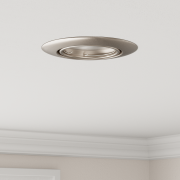 vidaXL Inbyggda Spotlights 6 st Rund GU10 Silver Ø90 mm Stål
