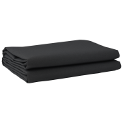 vidaXL Markis Tyg Svart 10x1.6 m