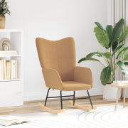 vidaXL Avkopplande Stol Beige Lockig Ull-liknande Tyg