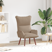 vidaXL Avkopplande Stol Cappuccino Konstläder