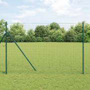 vidaXL Euro Stängsel Grön 1.6x10 m Stål
