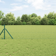vidaXL Eurostaket Grön 0.6x50 m Stål