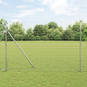vidaXL Euro Staket 1.6x10 m Varmförzinkat Stål