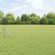 vidaXL Euro-staket 0.6x10 m Galvaniserat stål