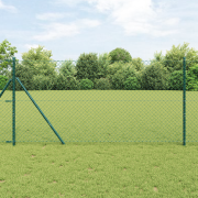 vidaXL Kedjestaket Grön 1.6x10 m Stål