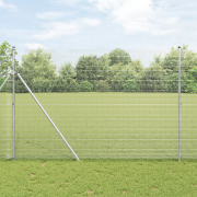 vidaXL Svetsat Trådgaller 1.6x10 m Varmgalvaniserat Stål