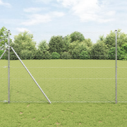 vidaXL Hexagonfence 1,5x50 m Förgalvaniserat stål
