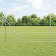 vidaXL Fältstaket 1.5x10 m Galvaniserat stål