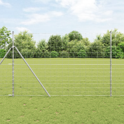 vidaXL Fältstängsel 1,6x25 m Galvaniserat stål