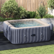 vidaXL Rektangulärt Poolöverdrag Svart PVC 300 x 220 cm Hållbart