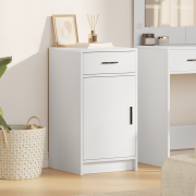 vidaXL Sideboard vit 40x41x75 cm konstruerat trä