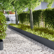 vidaXL Rabattkanter 20 st antracit 100x0.5x15 cm stål