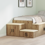 vidaXL Förvaringsskåp Artisan Ek 108x41x40 cm i konstruerat trä