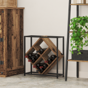 vidaXL Vinställ Gammalt Trä 51x18x52,5 cm Konstruerat Trä