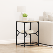 vidaXL Sängbord sonoma-ek 41x40x60 cm konstruerat trä