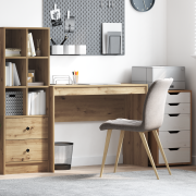 vidaXL Skrivbord Artisan ek Konstruerat trä 100 x 40 x 76 cm Skrivbord
