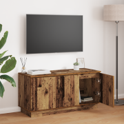 vidaXL TV-bänk Gammalt trä 100x38x49 cm Konstruerat trä