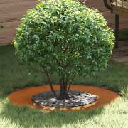 vidaXL Corten Stål Planter Cortenstål 70 cm Diameter Hållbar