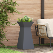 vidaXL Växtställ Antracit Plast 35 x 35 x 73 cm Dekorativa inläggninga...