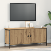 vidaXL TV-bänk - Artisan ek Artisan ek Konstruerat trä 102 x 35 x 45 c...