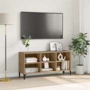 vidaXL TV-bänk Artisan-ek Konstruerat trä, Metall Medium TV-bänk