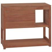 vidaXL Badrumsskåp 85x40x75 cm massivt teakträ