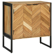 vidaXL Sideboard 70x35x75 cm Massivt Trä Akacia