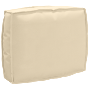 vidaXL Pallkudde för Ryggstöd Beige 50x40x12 cm Oxford Tyg