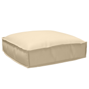 vidaXL Pallkudde för Säte Beige 50x50x12 cm Oxford Tyget