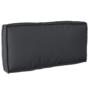 vidaXL Pallkudde för Ryggstöd Svart 80x40x12 cm Oxford tyg