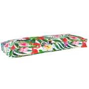 vidaXL Pallkudde för Bänk Tropisk Djungel 100x40x8 cm Oxford Tyg