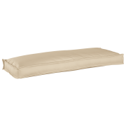vidaXL Pallkudde för bänk Beige 110x40x8 cm Oxford tyg