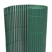 vidaXL Trädgårdsstängsel Dubbel-Sidig Grön 1,5x3 m PVC