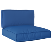 vidaXL 2-delars pallkuddset Royal Blue Oxford Tyg